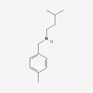 molecular formula C13H21N B13196270 (3-Methylbutyl)[(4-methylphenyl)methyl]amine 