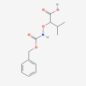 2-({[(Benzyloxy)carbonyl]amino}oxy)-3-methylbutanoic acid