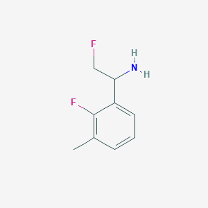 2-Fluoro-1-(2-fluoro-3-methylphenyl)ethan-1-amine