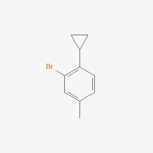 2-Bromo-1-cyclopropyl-4-methylbenzene