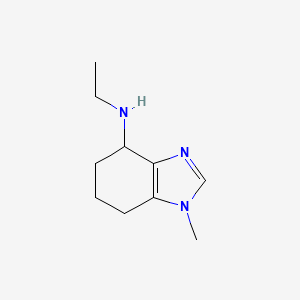 N-Ethyl-1-methyl-4,5,6,7-tetrahydro-1H-1,3-benzodiazol-4-amine