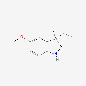 3-Ethyl-5-methoxy-3-methyl-2,3-dihydro-1H-indole