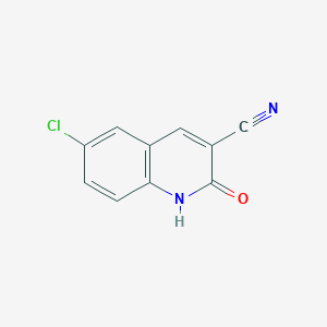 molecular formula C10H5ClN2O B1319649 6-Chloro-2-oxo-1,2-dihydroquinoline-3-carbonitrile CAS No. 94856-52-7