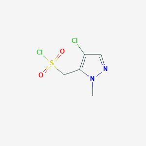 (4-Chloro-1-methyl-1H-pyrazol-5-yl)methanesulfonyl chloride