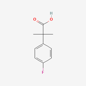 molecular formula C10H11FO2 B1319652 2-(4-Fluorophenyl)-2-methylpropanoic acid CAS No. 93748-19-7