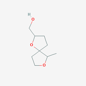 {6-Methyl-1,7-dioxaspiro[4.4]nonan-2-yl}methanol