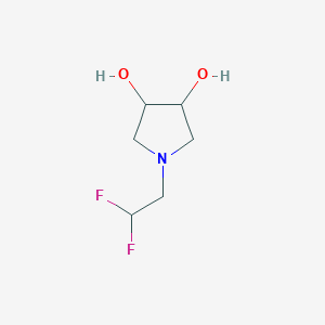 1-(2,2-Difluoroethyl)pyrrolidine-3,4-diol