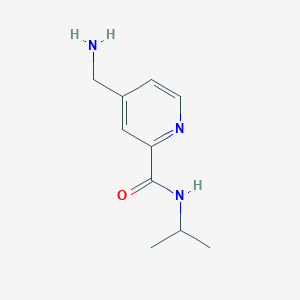 4-(Aminomethyl)-N-(propan-2-yl)pyridine-2-carboxamide