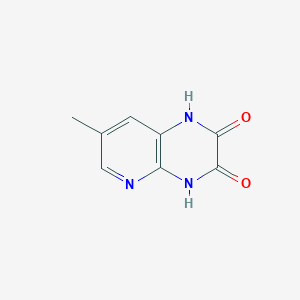 molecular formula C8H7N3O2 B131966 7-Methylpyrido[2,3-b]pyrazine-2,3-diol CAS No. 144435-02-9