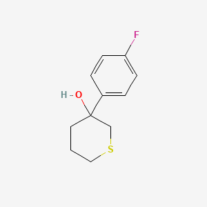 3-(4-Fluorophenyl)thian-3-ol