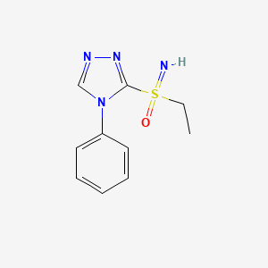 Ethyl(imino)(4-phenyl-4H-1,2,4-triazol-3-yl)-lambda6-sulfanone