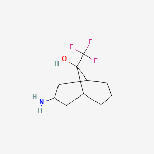 3-Amino-9-(trifluoromethyl)bicyclo[3.3.1]nonan-9-ol