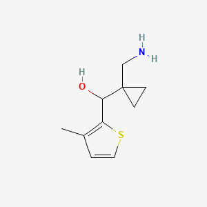 [1-(Aminomethyl)cyclopropyl](3-methylthiophen-2-yl)methanol