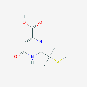 2-(2-methylsulfanylpropan-2-yl)-6-oxo-1H-pyrimidine-4-carboxylic acid