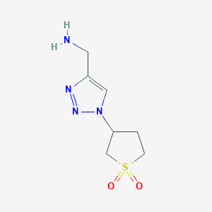 3-(4-(Aminomethyl)-1h-1,2,3-triazol-1-yl)tetrahydrothiophene 1,1-dioxide