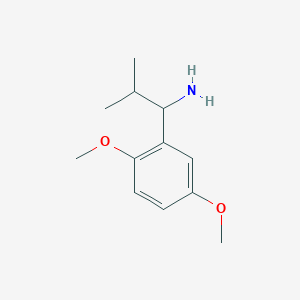 1-(2,5-Dimethoxyphenyl)-2-methylpropan-1-amine