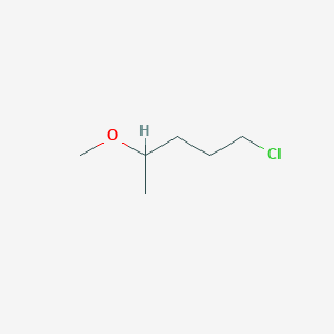 molecular formula C6H13ClO B13196810 1-Chloro-4-methoxypentane CAS No. 84691-50-9