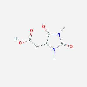 molecular formula C7H10N2O4 B1319684 (1,3-Dimethyl-2,5-dioxoimidazolidin-4-yl)acetic acid CAS No. 26972-48-5
