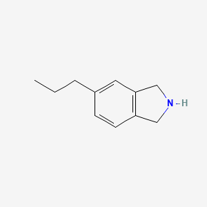 molecular formula C11H15N B13196862 5-Propyl-2,3-dihydro-1H-isoindole 