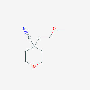 4-(2-Methoxyethyl)oxane-4-carbonitrile