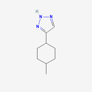 molecular formula C9H15N3 B13196953 4-(4-Methylcyclohexyl)-2H-1,2,3-triazole 