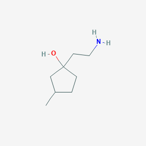 1-(2-Aminoethyl)-3-methylcyclopentan-1-ol