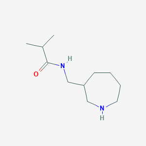 N-[(Azepan-3-yl)methyl]-2-methylpropanamide