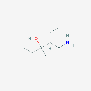 4-(Aminomethyl)-2,3-dimethylhexan-3-ol