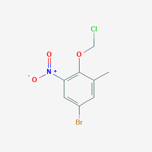 5-Bromo-2-(chloromethoxy)-1-methyl-3-nitrobenzene