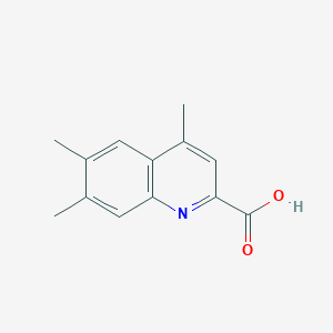 4,6,7-Trimethylquinoline-2-carboxylic acid