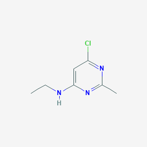 molecular formula C7H10ClN3 B1319705 6-chloro-N-ethyl-2-methylpyrimidin-4-amine CAS No. 89728-42-7