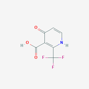 molecular formula C7H4F3NO3 B1319716 4-羟基-2-(三氟甲基)烟酸 CAS No. 956576-89-9