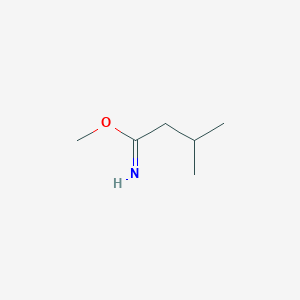 molecular formula C6H13NO B13197192 Methyl 3-methylbutanimidate 