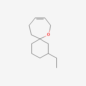 2-Ethyl-7-oxaspiro[5.6]dodec-9-ene