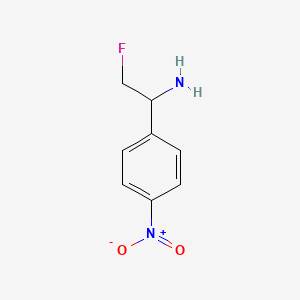 2-Fluoro-1-(4-nitrophenyl)ethan-1-amine