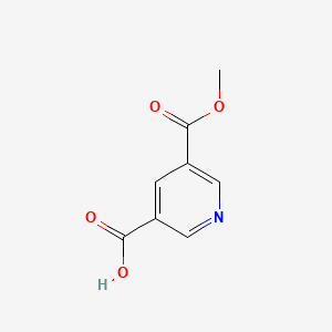 molecular formula C8H7NO4 B1319726 5-(Methoxycarbonyl)nicotinic acid CAS No. 5027-65-6
