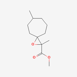 Methyl 2,6-dimethyl-1-oxaspiro[2.6]nonane-2-carboxylate