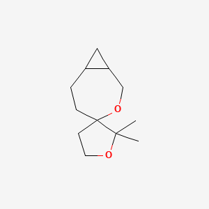 2',2'-Dimethyl-3-oxaspiro[bicyclo[5.1.0]octane-4,3'-oxolane]