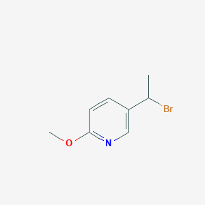 5-(1-Bromoethyl)-2-methoxypyridine