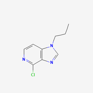 molecular formula C9H10ClN3 B13197364 4-Chloro-1-propyl-1H-imidazo[4,5-c]pyridine 