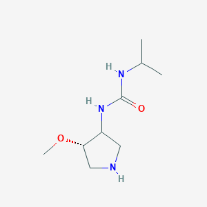 1-[(4S)-4-methoxypyrrolidin-3-yl]-3-(propan-2-yl)urea