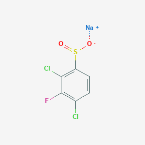 Sodium 2,4-dichloro-3-fluorobenzene-1-sulfinate