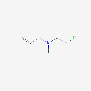 molecular formula C6H12ClN B13197417 (2-Chloroethyl)(methyl)(prop-2-en-1-yl)amine 