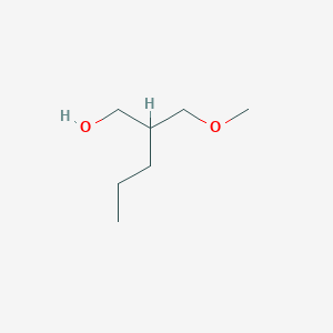 molecular formula C7H16O2 B13197436 2-(Methoxymethyl)pentan-1-ol 