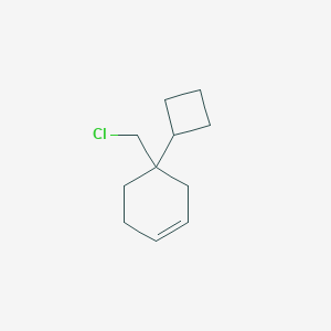 4-(Chloromethyl)-4-cyclobutylcyclohex-1-ene