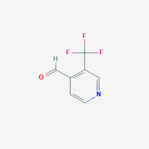 molecular formula C7H4F3NO B1319749 3-(三氟甲基)烟酰醛 CAS No. 1060801-92-4