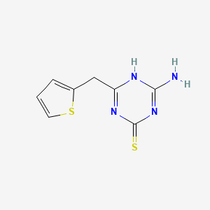 4-Amino-6-(thiophen-2-ylmethyl)-1,3,5-triazine-2-thiol