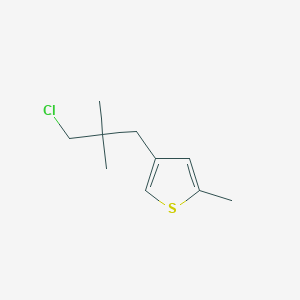 4-(3-Chloro-2,2-dimethylpropyl)-2-methylthiophene