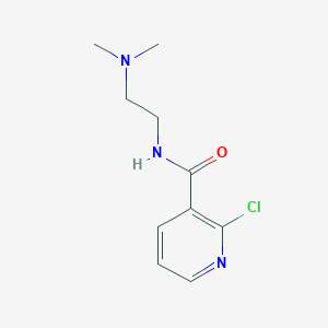 molecular formula C10H14ClN3O B1319767 2-氯-N-[2-(二甲氨基)乙基]烟酰胺 CAS No. 1016674-02-4