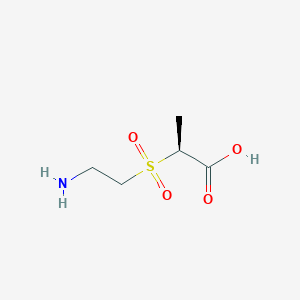 (2S)-2-(2-Aminoethanesulfonyl)propanoic acid